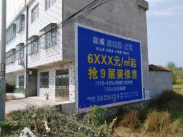 江北墙体广告质量分析