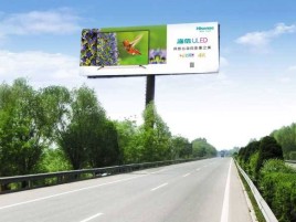 江北高速擎天柱广告牌的特点和优势